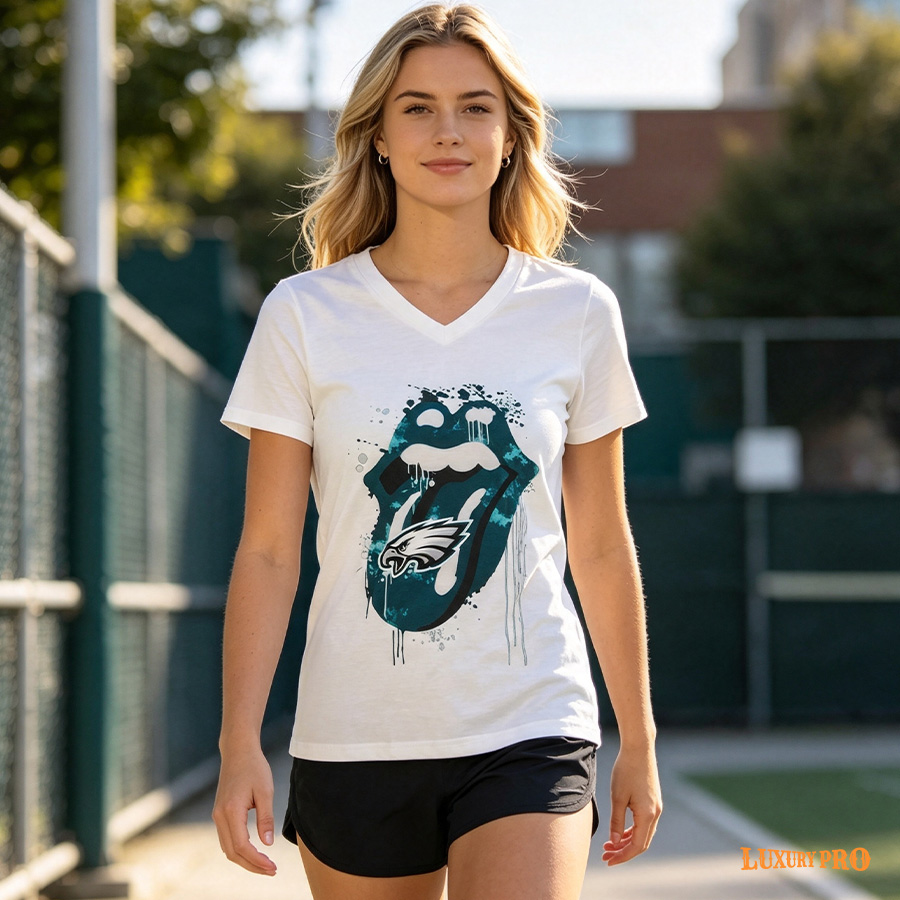 3D V'neck T-shirt-NYB