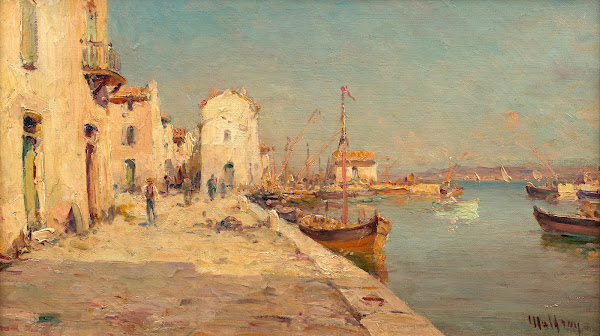 Vue du port de Martigues