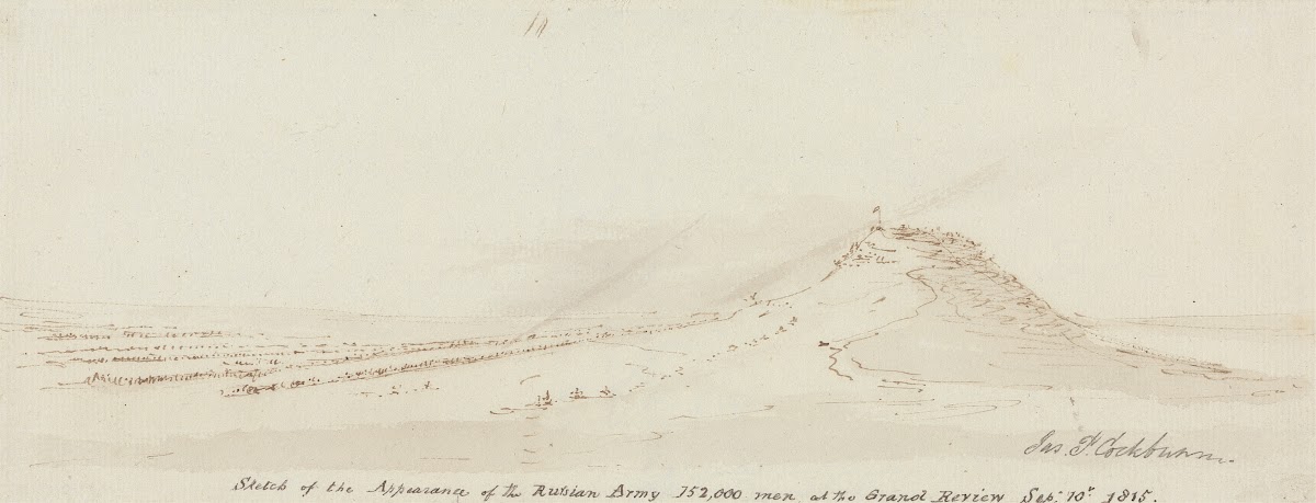 Sketch of the Appearance of the Russian Army 152000 Men at the Grand Review Sept