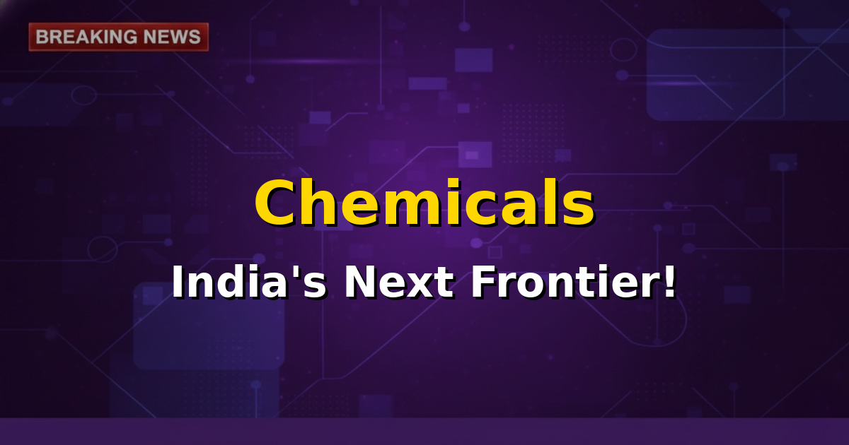 Illustration of a modern chemical industrial park under the BHAVYA Rasayan Scheme, showcasing innovation and growth.