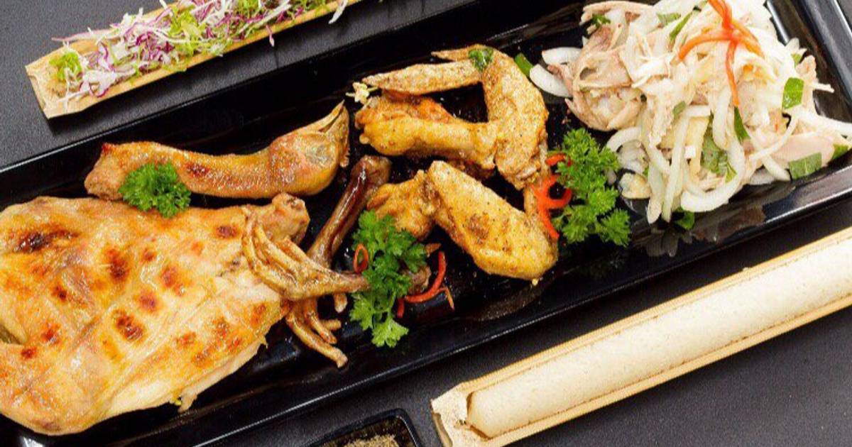 Gà Nướng Tây Bắc Cơm Lam