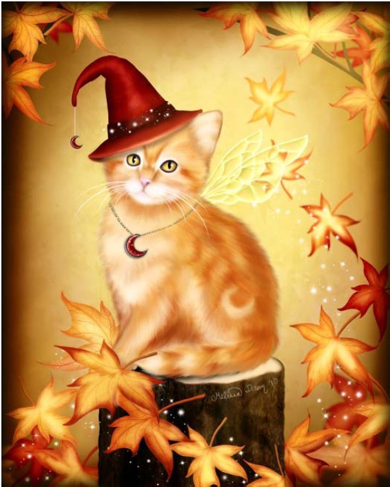 HAE DW111 Autumn Cat Magic