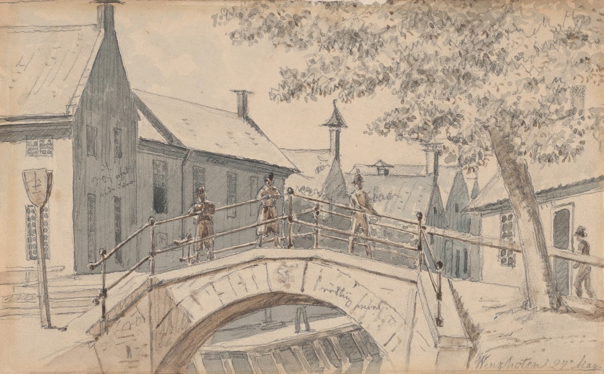 A Bridge over a Canal in Winschoten 1834