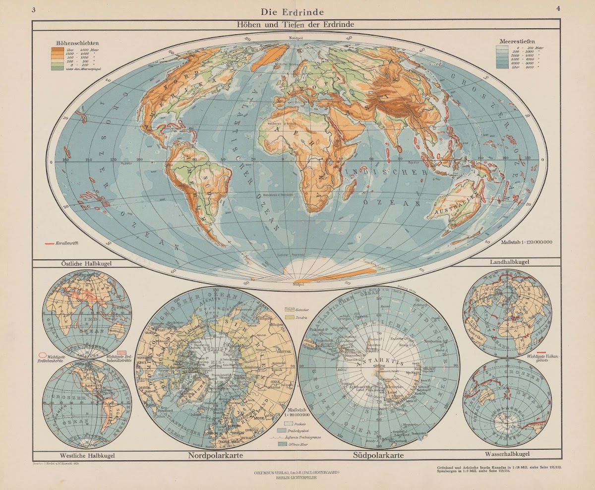 Die Erdrinde  Hóhen und Tiefen der Erdrinde 1926