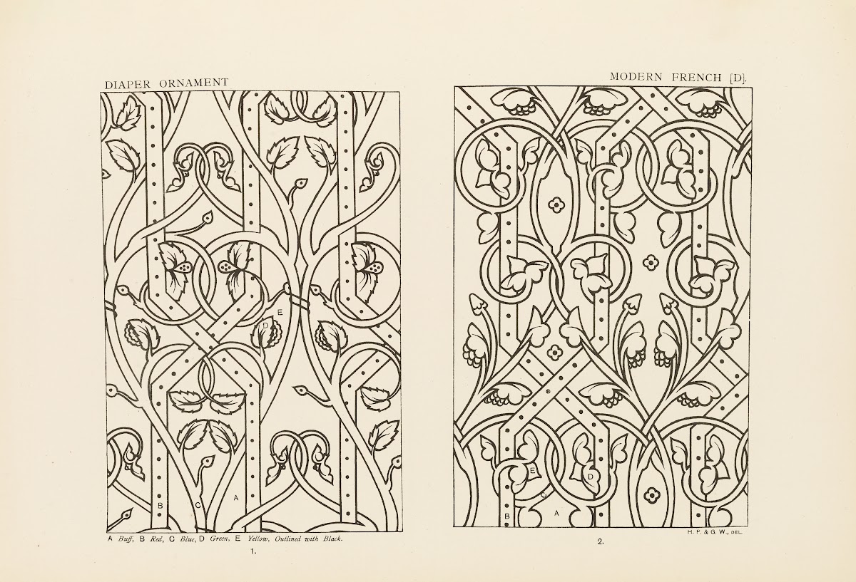 Outlines of ornament in the leading styles Pl46 1881