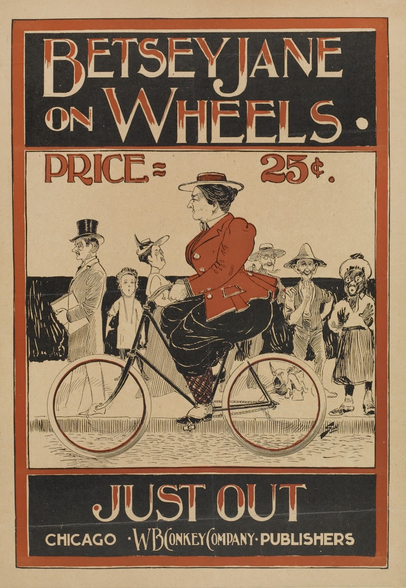 Betsy Jane on wheel 1895 1911