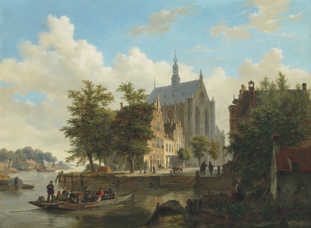 Ferry Crossing in Haarlem