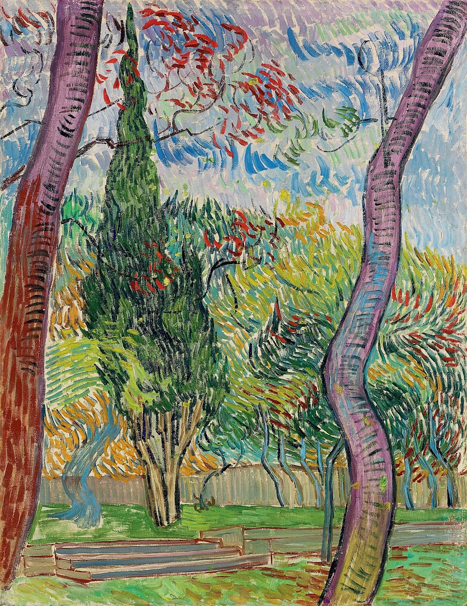 Parc de lhôpital Saint Paul 1889