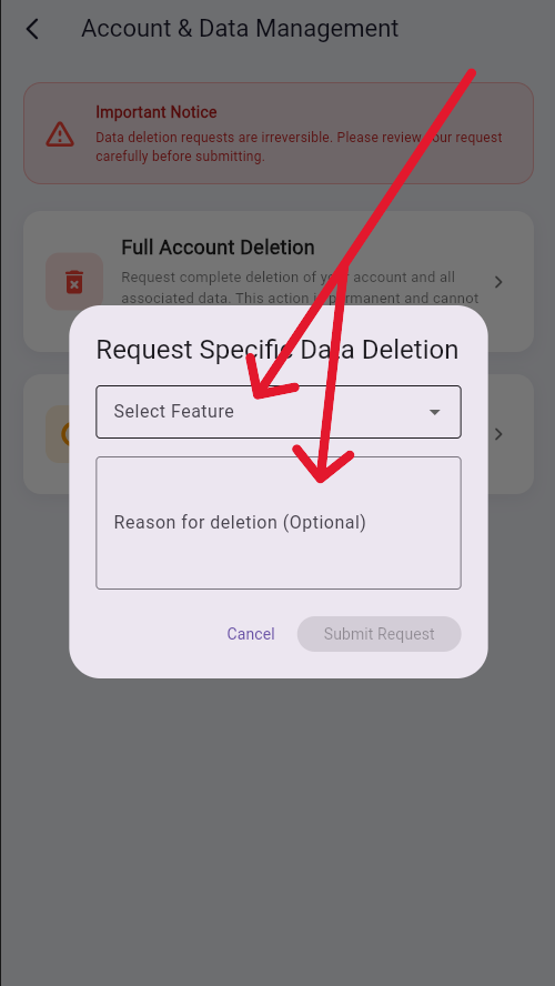 Modular Selection Dropdown Panel