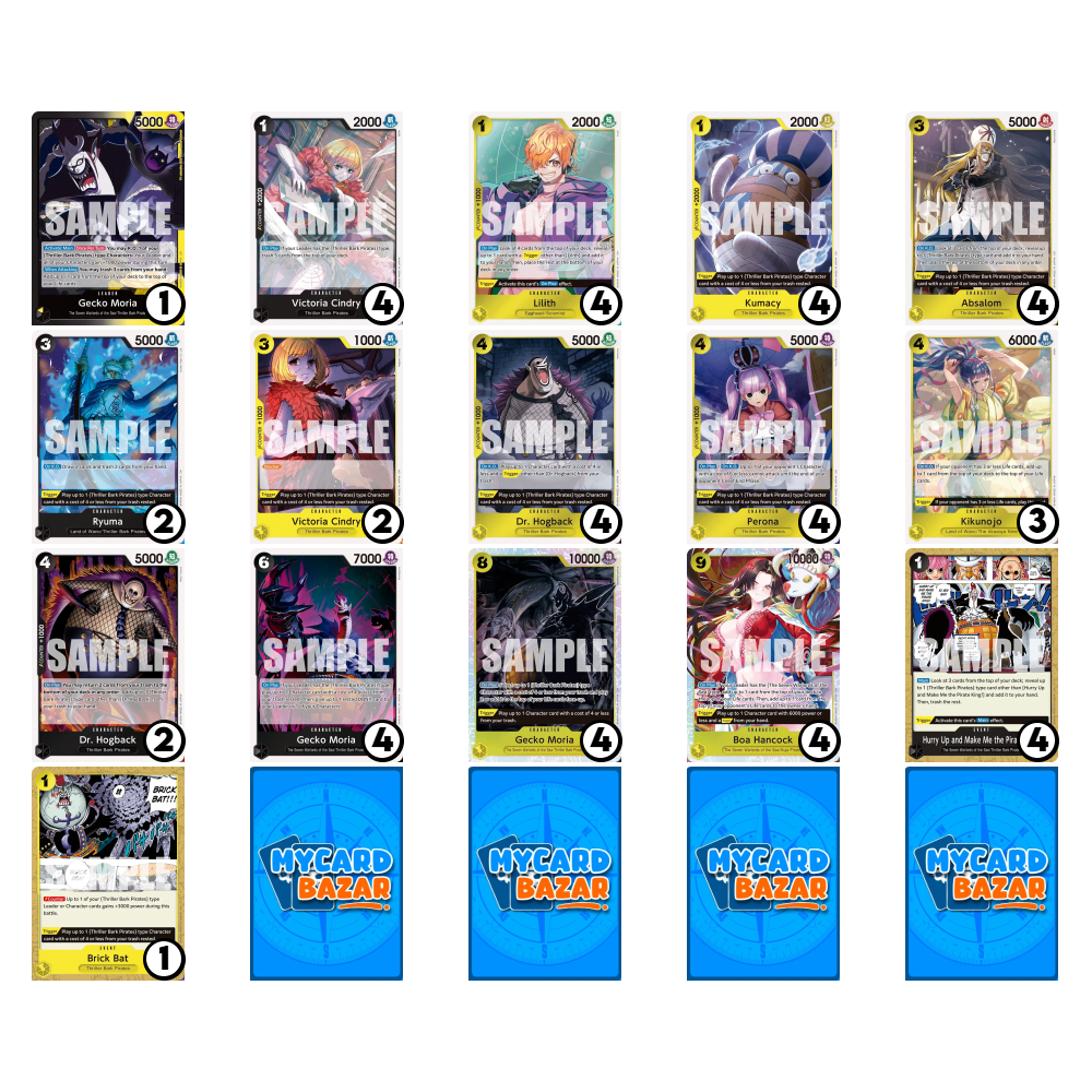 Gecko Moria OP-14 Deck One Piece TCG