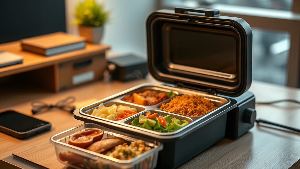 Fiambreras Eléctricas Térmicas Portátiles 220V y 12V - Comida Caliente en Coche y Oficina