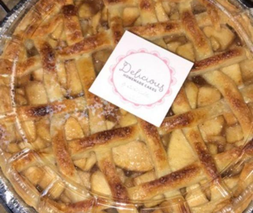 Pie de pera y crumble apple pie