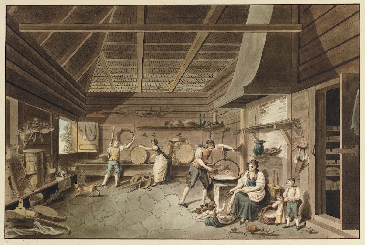 LInterieur dun Chalet dans le Simmenthal 1803