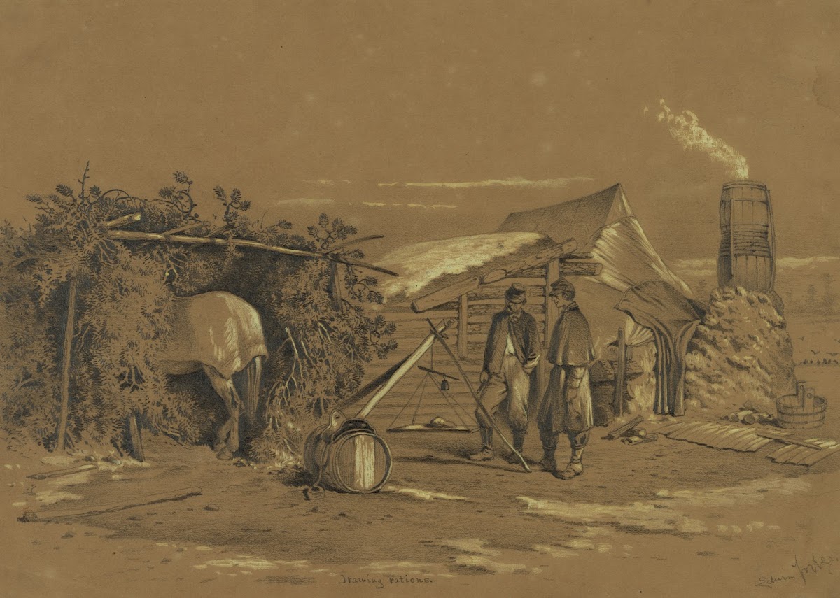 The commissarys quarters in winter camp 1861 1876