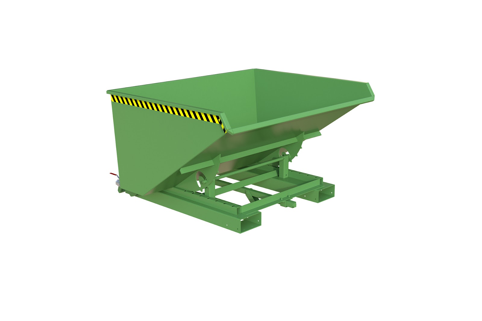Spaander-kiepcontainer S4A 900, gelakt, Resedagroen
