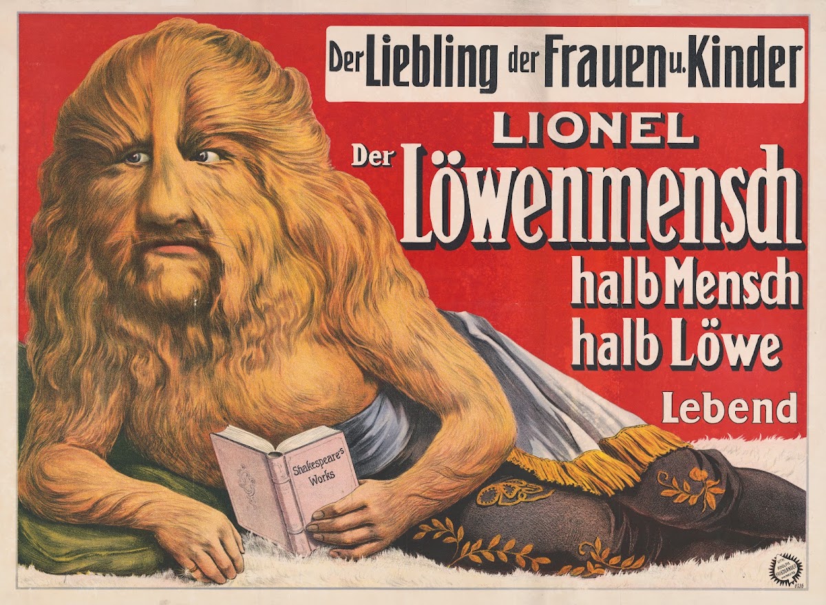 Lionel der Löwenmensch 1913