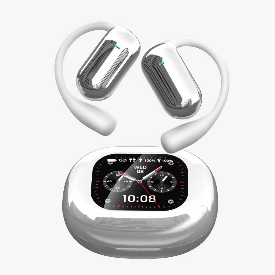 Open Bluetooth headphones with touchscreen