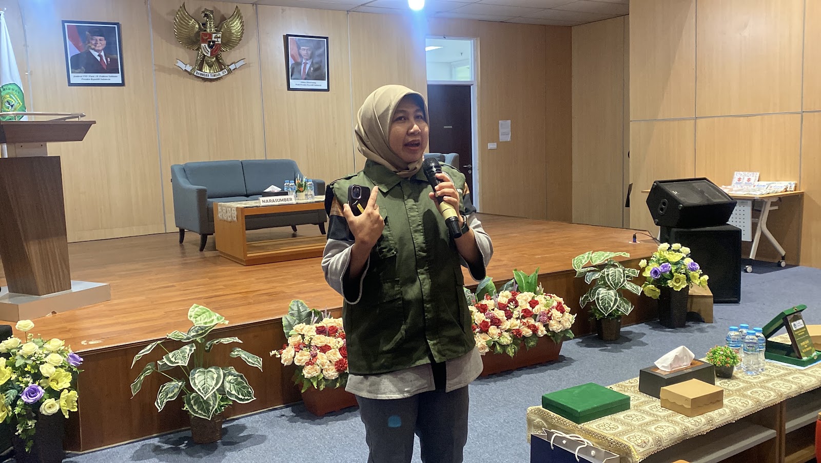 Peserta dan Suasana Edukasi Kesehatan Mental di Gedung ILAB