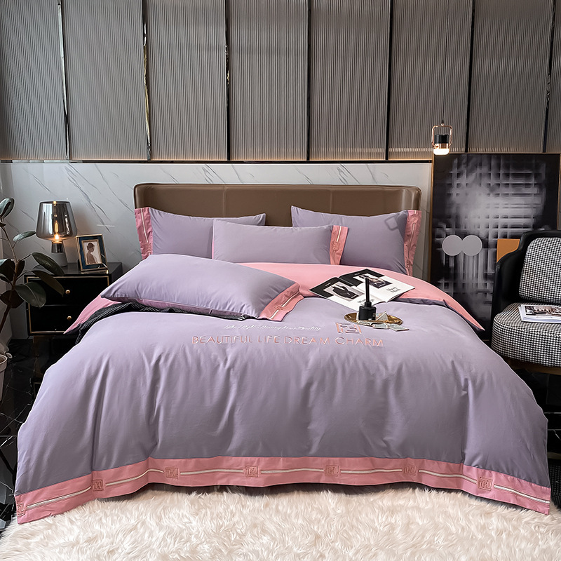 Cotton bedding set, brushed, modern, various sizes