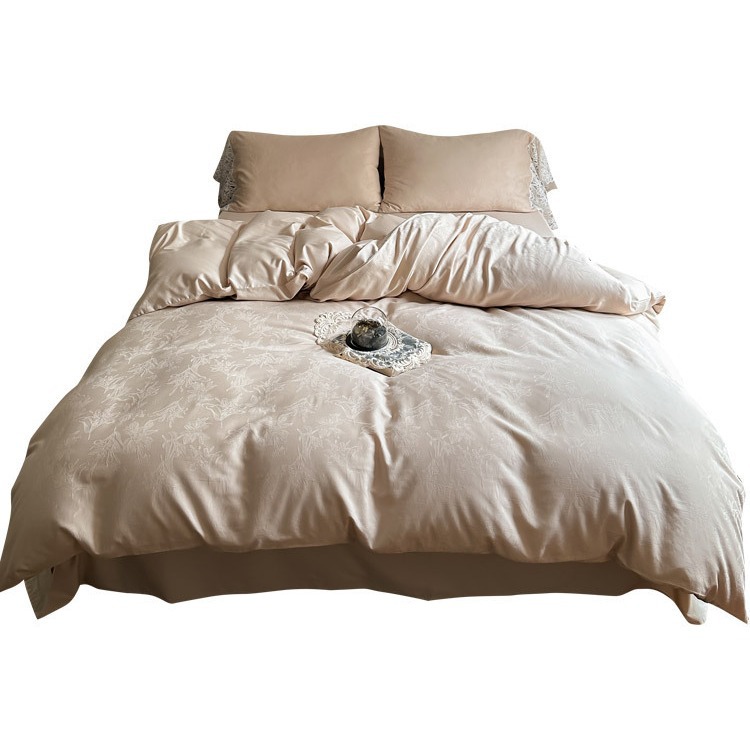French Bed Linen Set, 4-Piece, Long-Staple Cotton