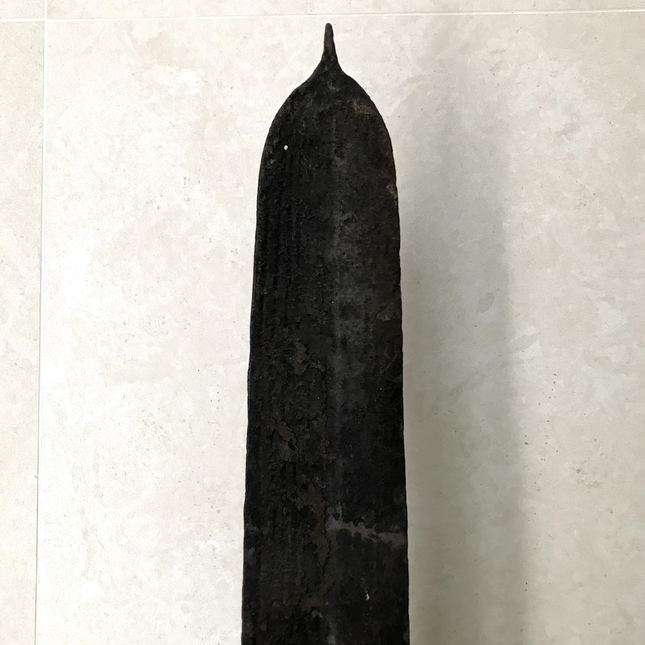Topoke African 19th C. Tambaran Iron Currency Blade