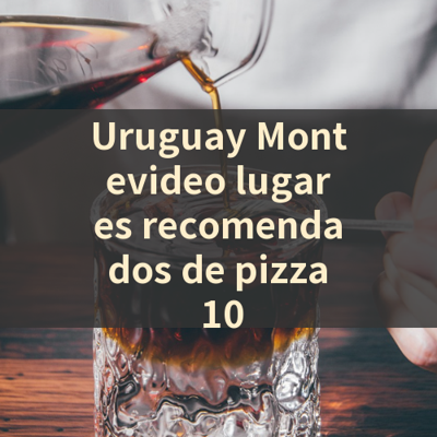 Uruguay Montevideo lugares recomendados de pizza 10 썸네일