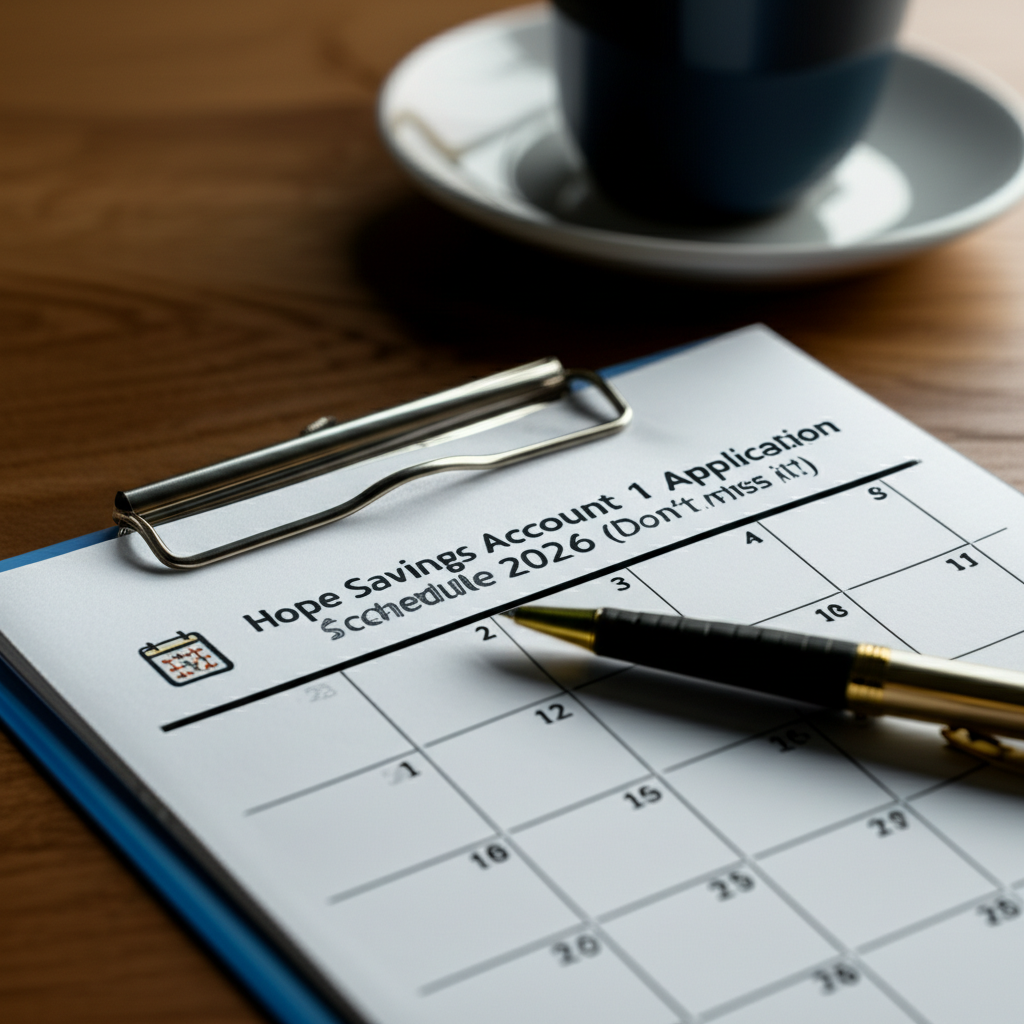 📅 희망저축계좌1 신청일정 2026 (놓치지 마세요!)