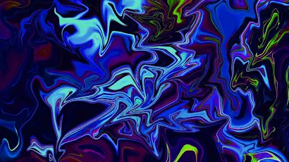 Abstract, Shapes, Colorful, Fluid, Liquid 8K Wallpaper Background