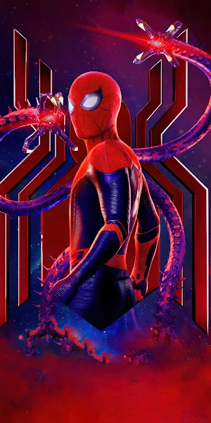 Spider-Man, Spiderman, Octopus, Doctor Octopus 4K iPhone Wallpaper Background