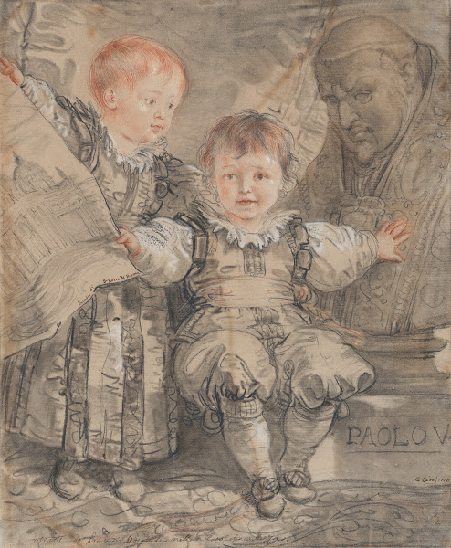 Portrait of the Princes Camillo and Francesco Borghese 1778