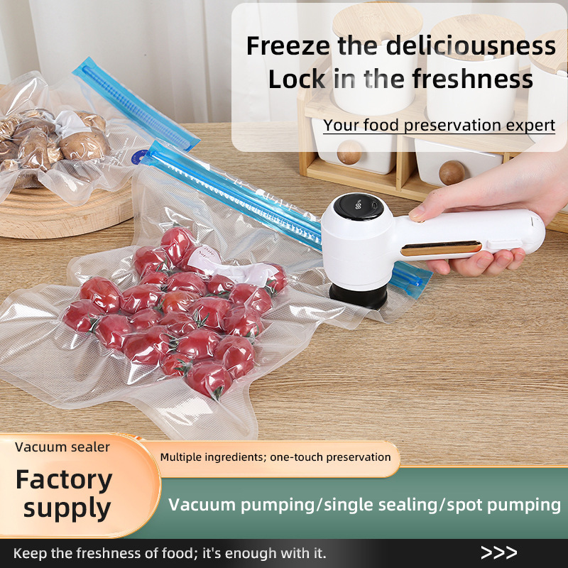Handheld vacuum sealer, Portable, Food fresh