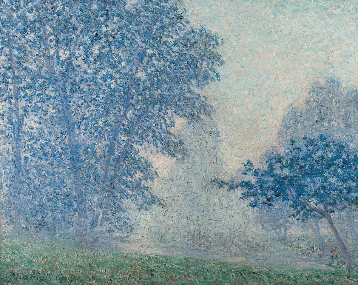 Lever du soleil dans la brume Montigny 1905