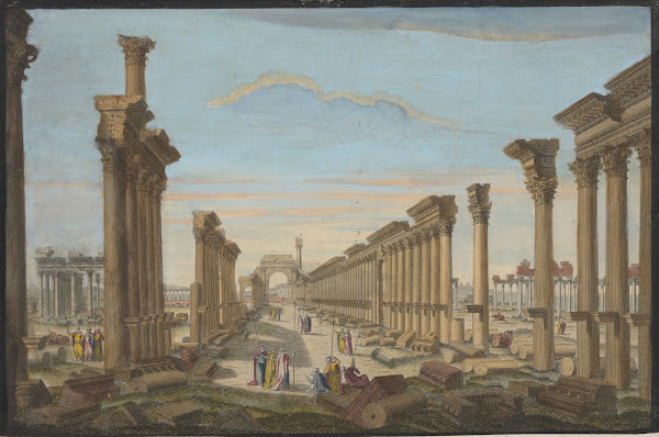 The Ruin of the great Temple of Palmira as seen from the West 1750