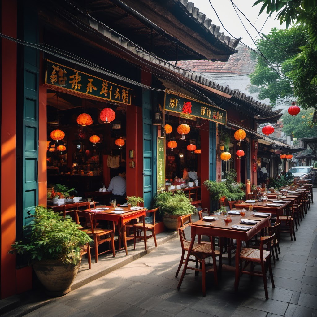 Hình minh họa: Khung cảnh cửa hàng và quy trình kinh doanh