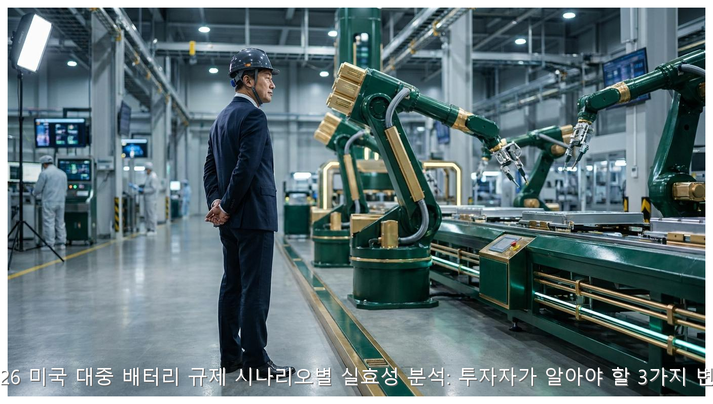 2026 미국 대중 배터리 규제 시나리오별 실효성 분석: 투자자가 알아야 할 3가지 변수 핵심 안내 및 분석 인포그래픽 (5)