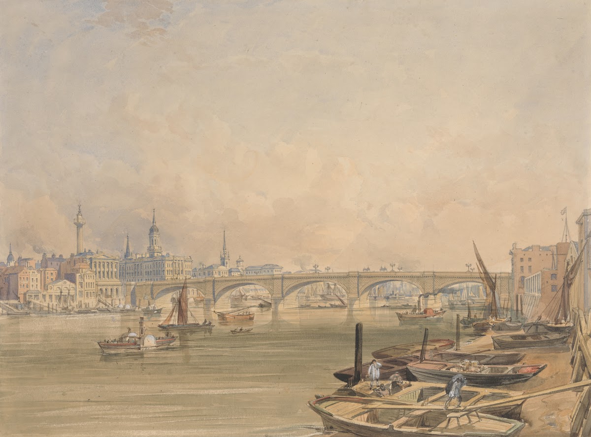 A View of London Bridge 1858
