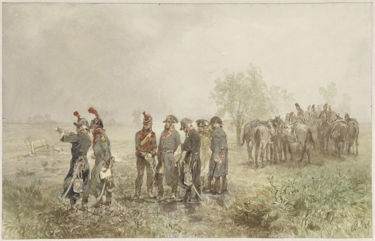 Ontmoeting van Franse officieren in Holland 1793 1867