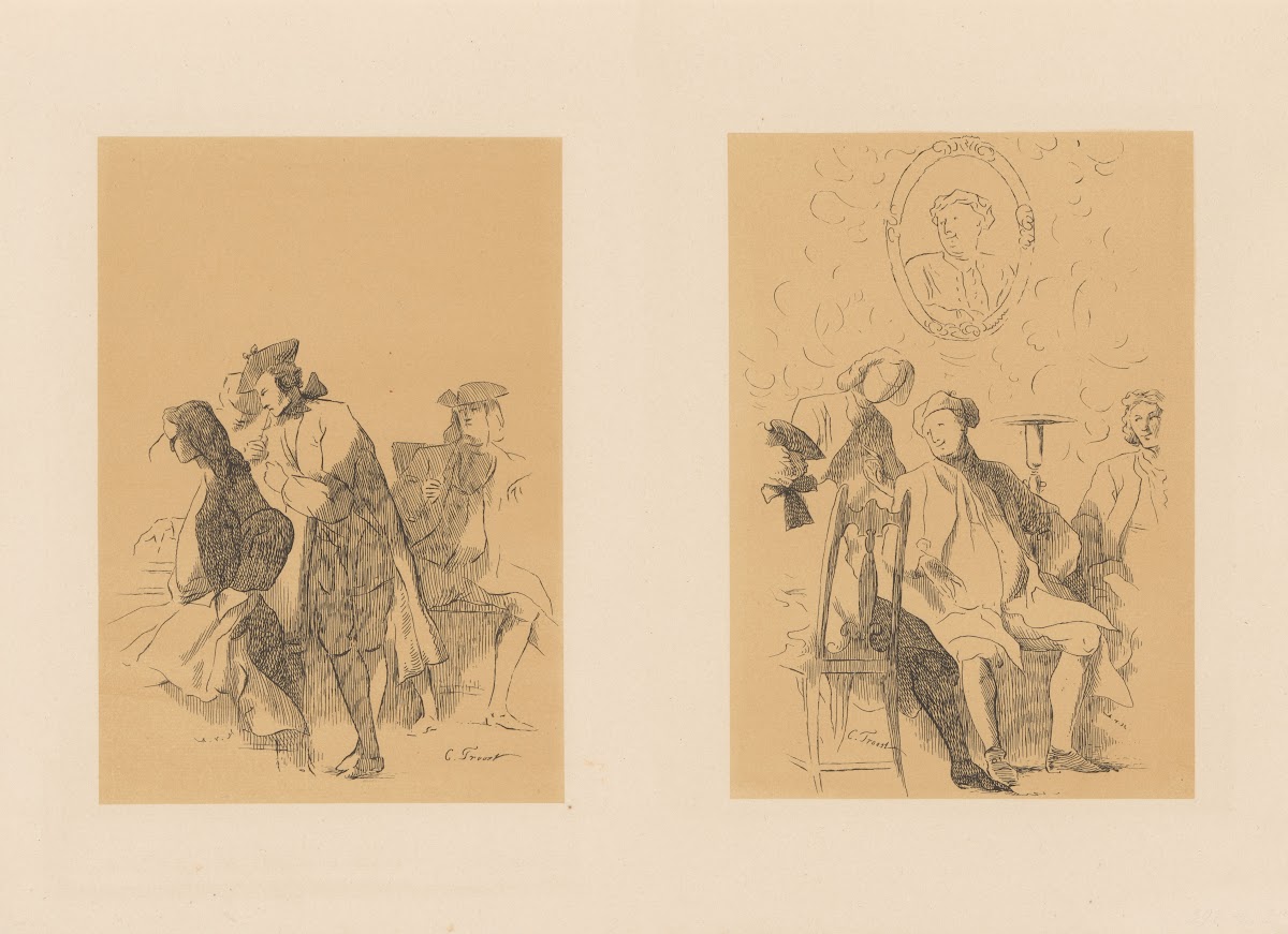 Twee groepen mannen 1873