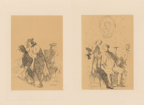Twee groepen mannen 1873