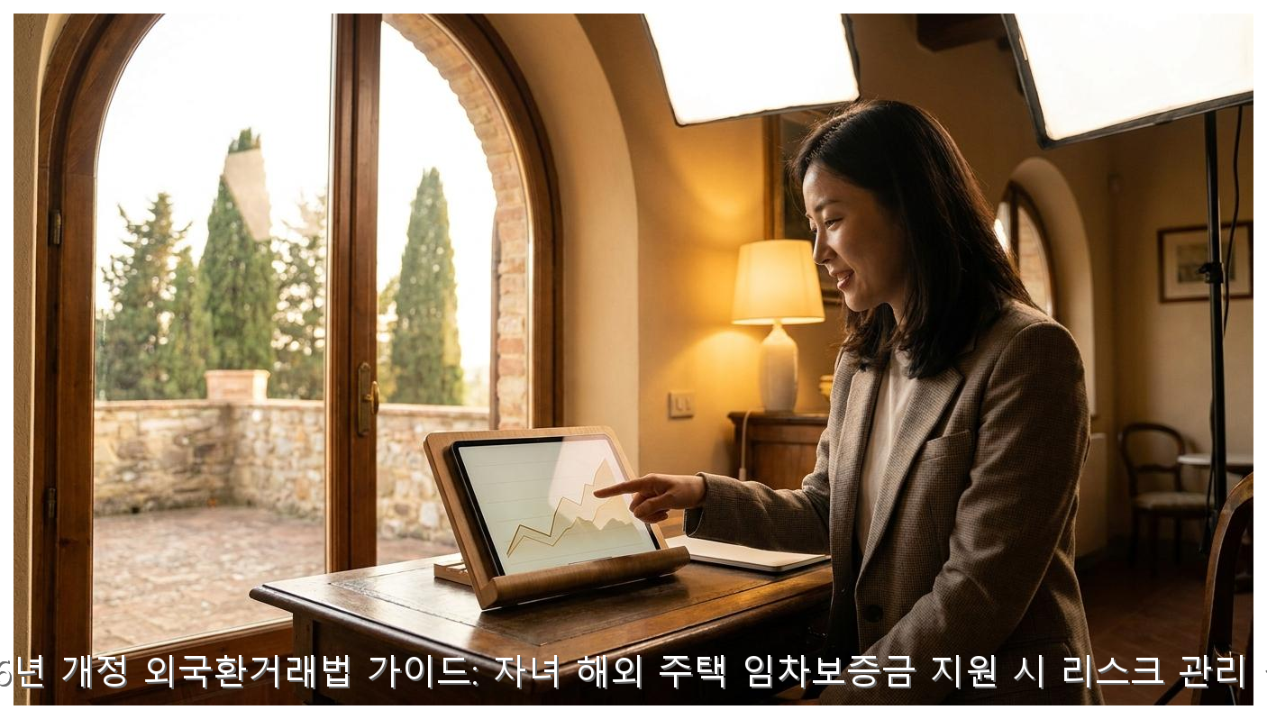 2026년 개정 외국환거래법 가이드: 자녀 해외 주택 임차보증금 지원 시 리스크 관리 실무 핵심 안내 및 분석 인포그래픽 (6)