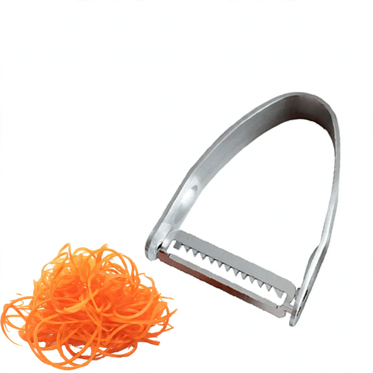 U-shaped stainless steel vegetable slicer