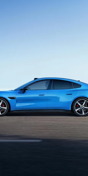 Blue Xiaomi SU7 Electric Sedan 4K Wallpaper Background