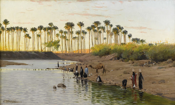 Egyptian Landscape William Kuhnert