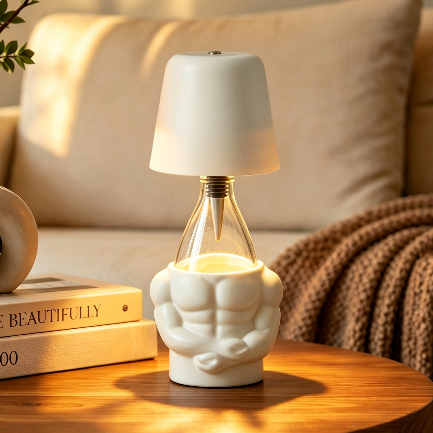 Muscular Figure Table Lamp