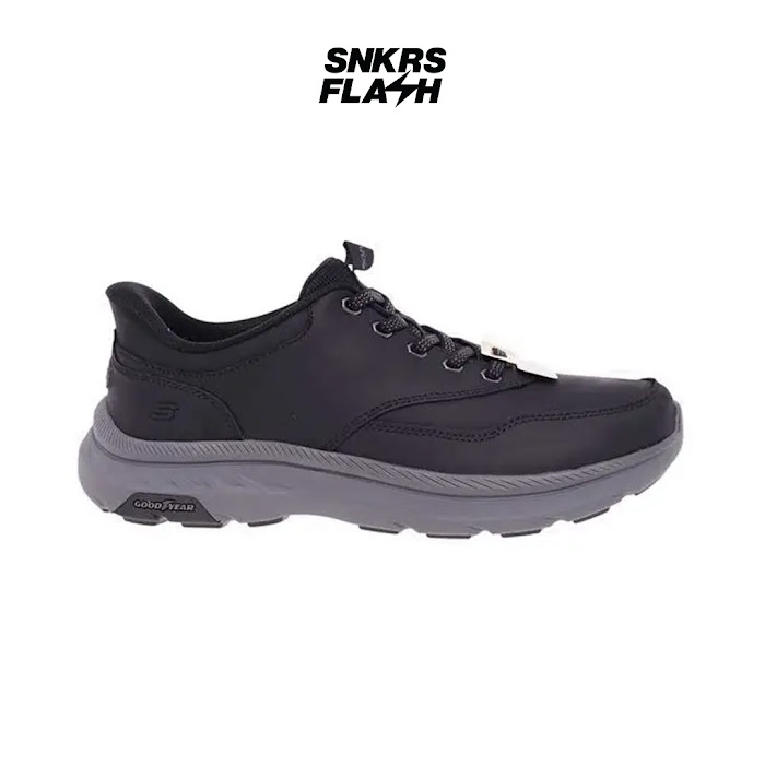 SKECHERS MENS USA POLLARD BLACK GREY - Size 40