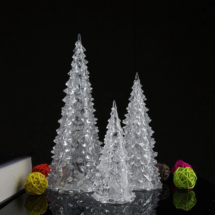 LED Acrylic Christmas Tree Night Light