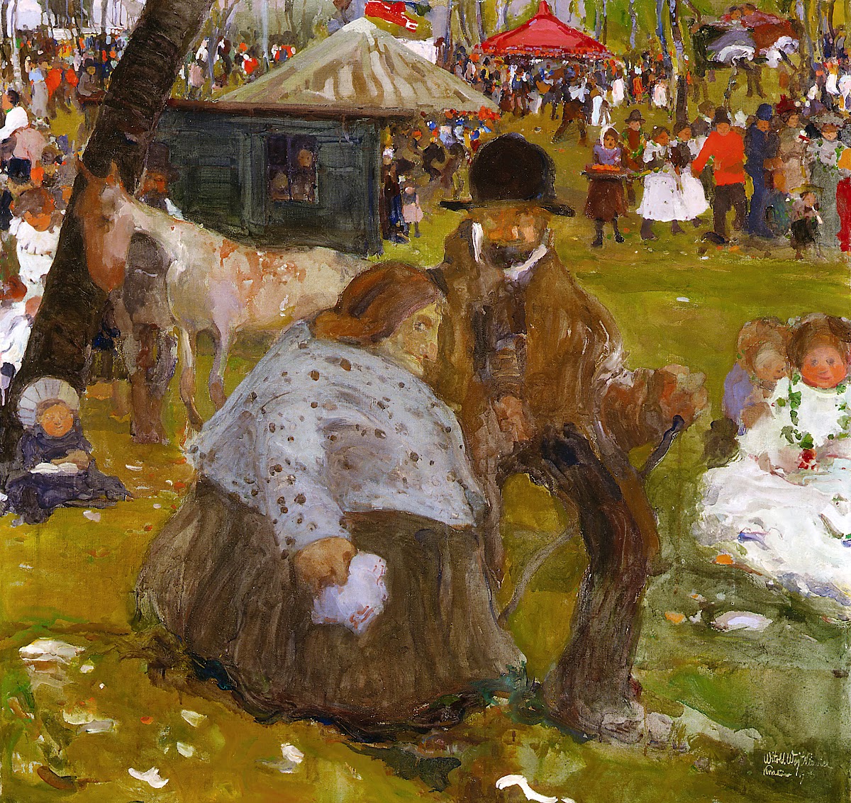 Pentecost Holiday Fair near Cracow 1906