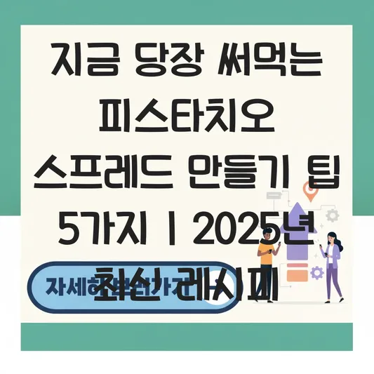 피스타치오 스프레드 만들기: 구운 피스타치오와 올리브유로 고소함을 더한 수제 스프레드 레시피 대표 이미지