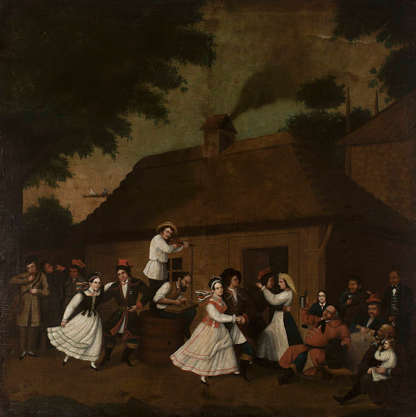 Dancing In Front Of The Village Inn