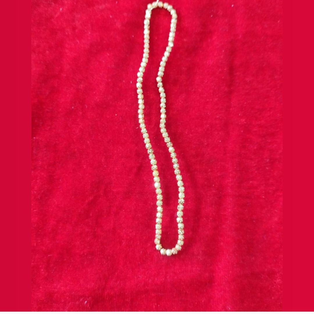 3mm micro gold plated bindi moti-1 line